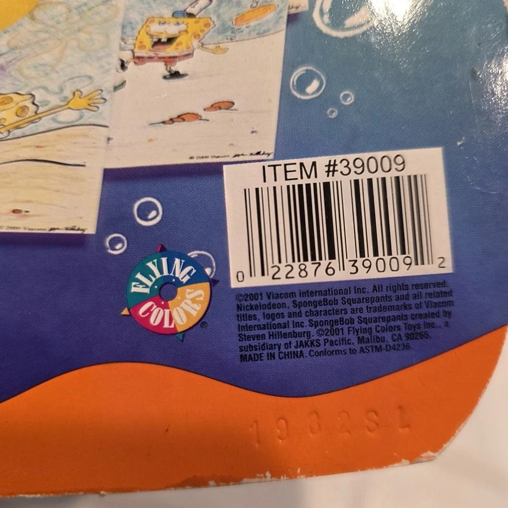 Nickelodeon‎ Spongebob Coloring Kit Vintage 2001 Palm Studio Doodle Desk